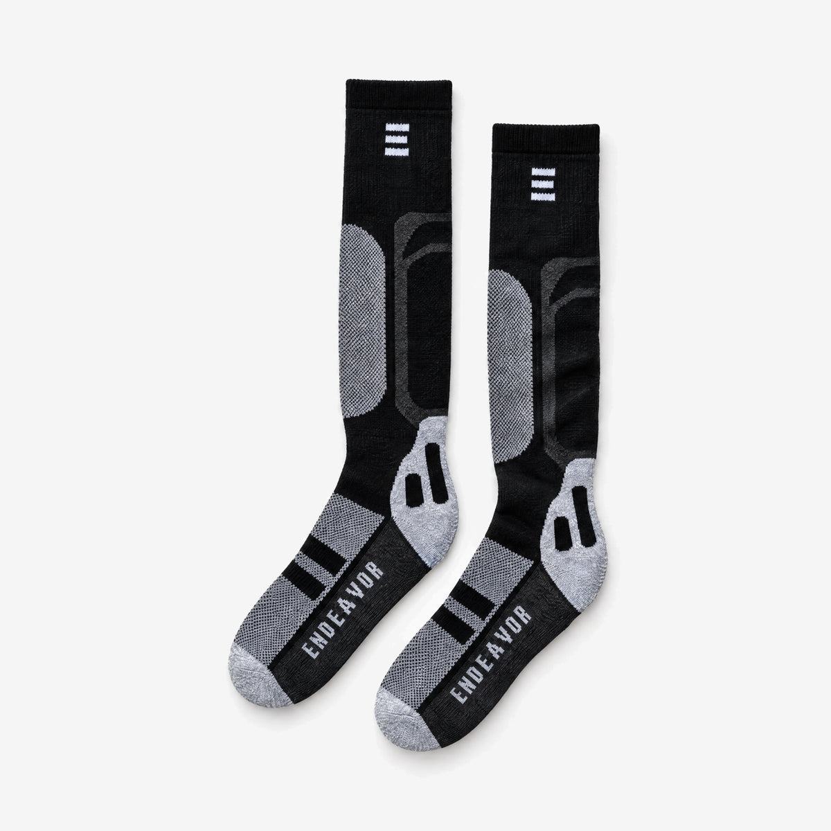 Pair of Endeavor Surplus Socks laid flat side by side