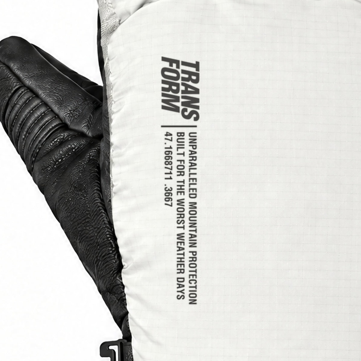 Transform KO Glove – Cloud – back print detail