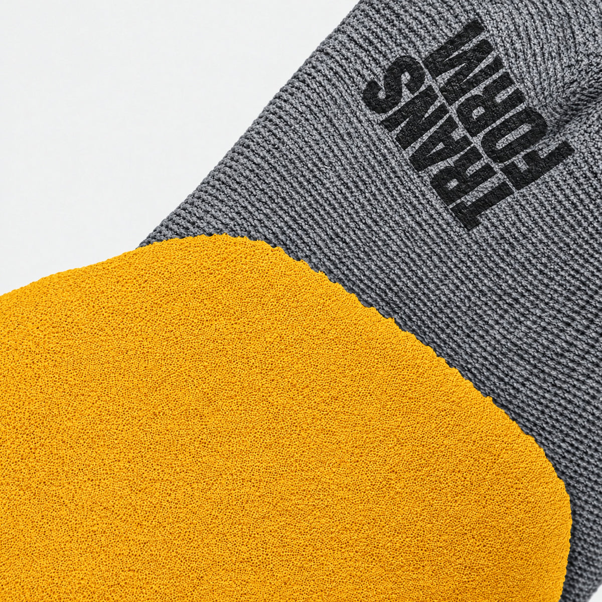Transform Workwear Glove – Grey / Mustard – nitrile grip palm