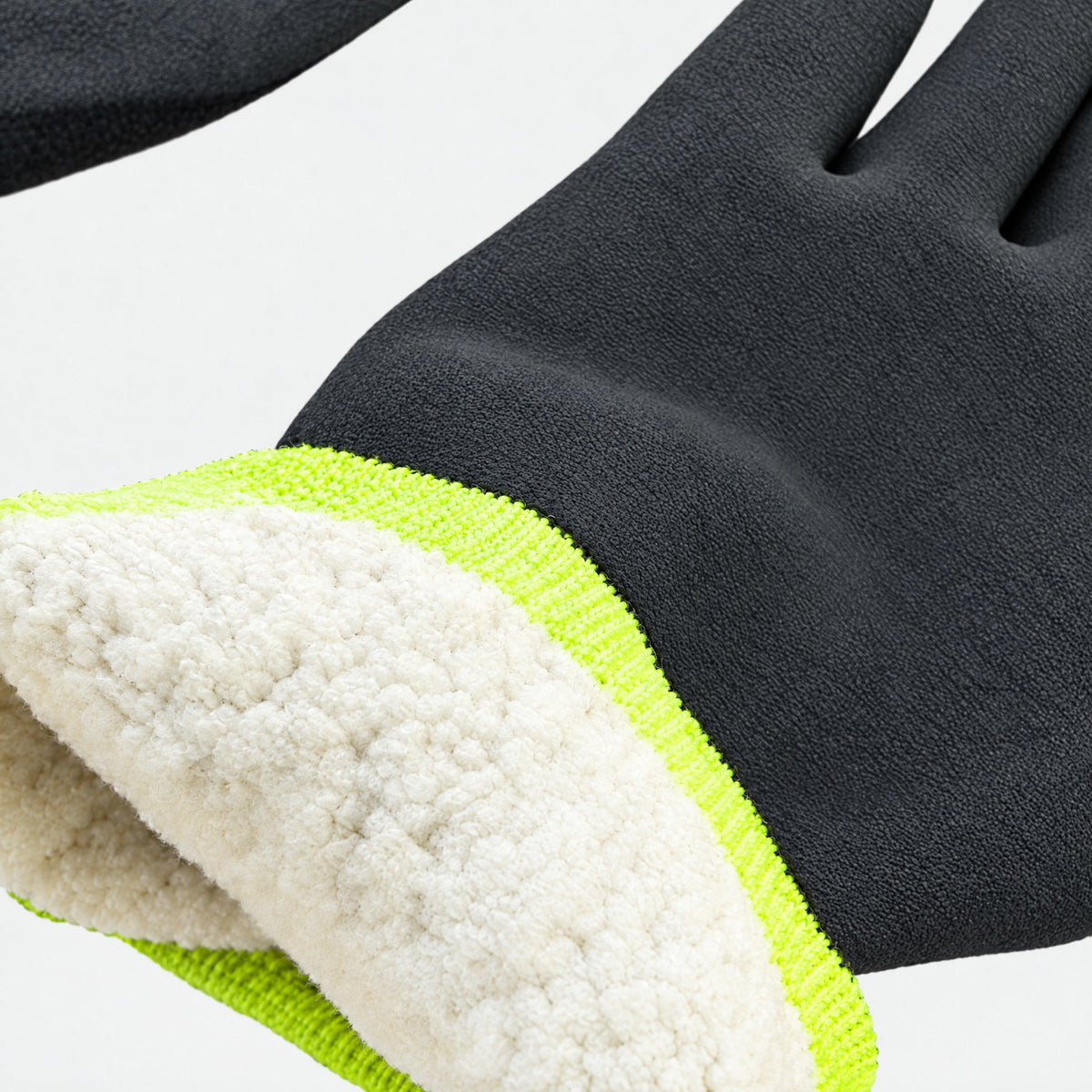 Transform Workwear Glove – Neon Green – fleece lining