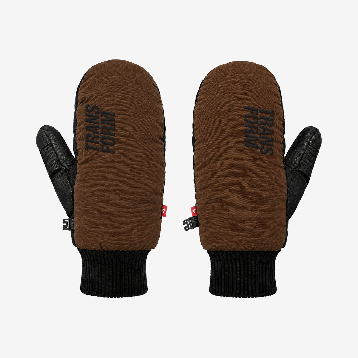 Transform KO Mitt LTD – Chocolate Canvas – right hand, back and palm