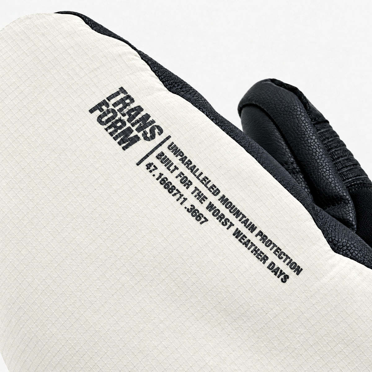 Transform KO Mitt – Cloud – back print detail