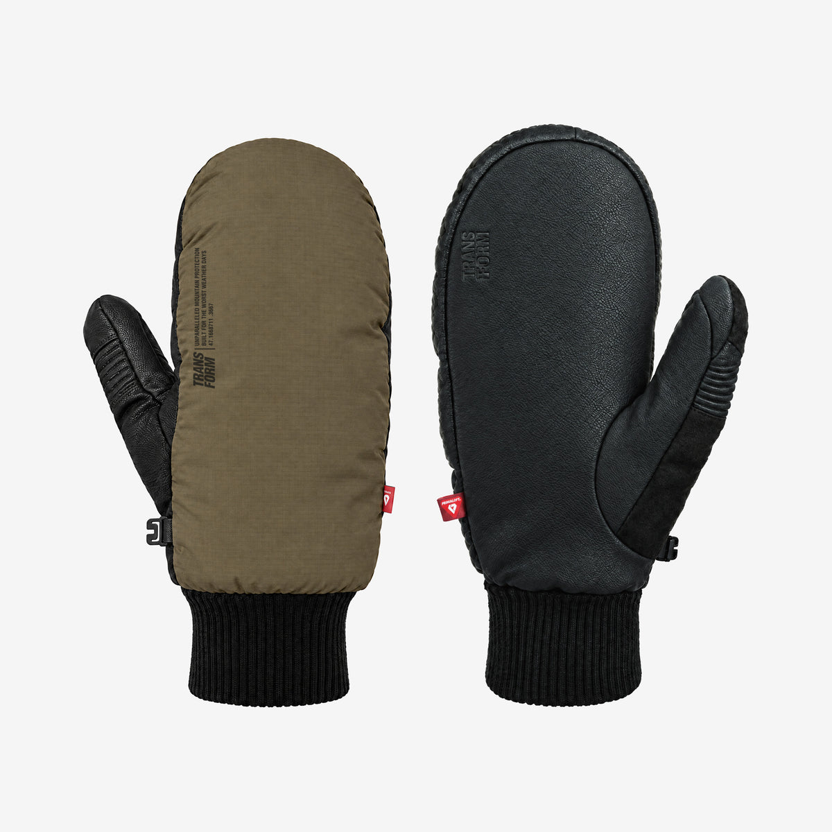 Transform KO Mitt – Silt – right hand, back and palm