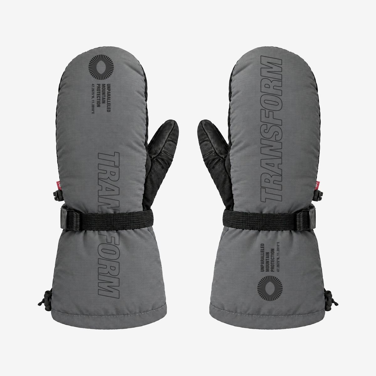 Transform KO Mitt Long – Stealth – both backs, left and right