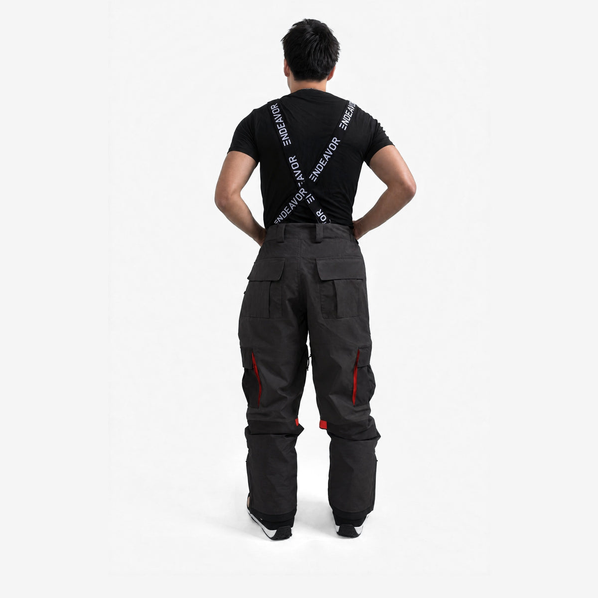 Endeavor 2L Patrol Cargo Pant in Black, on model, another angle