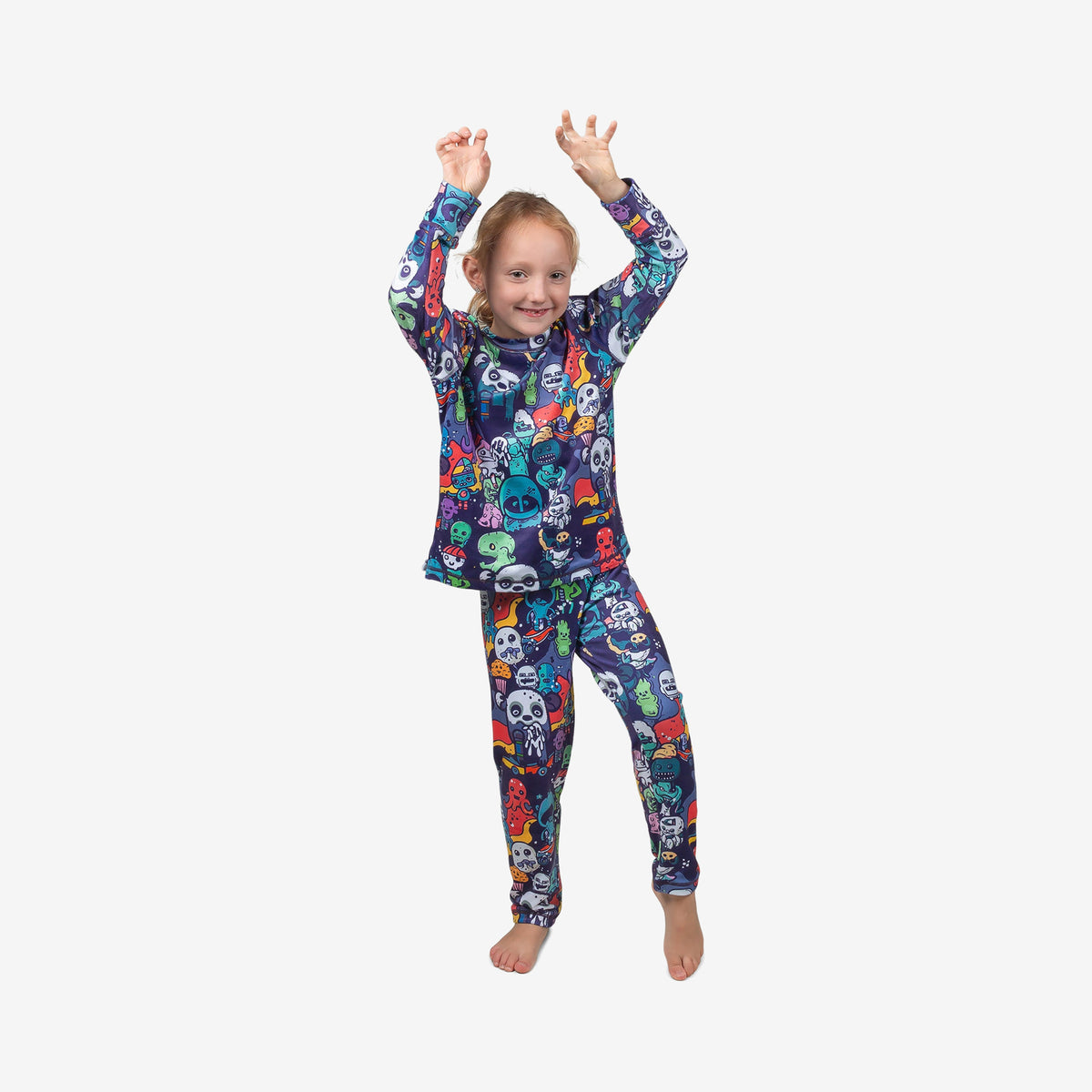 Airhole Thermal Set Kids Milk Fleece – Creatures