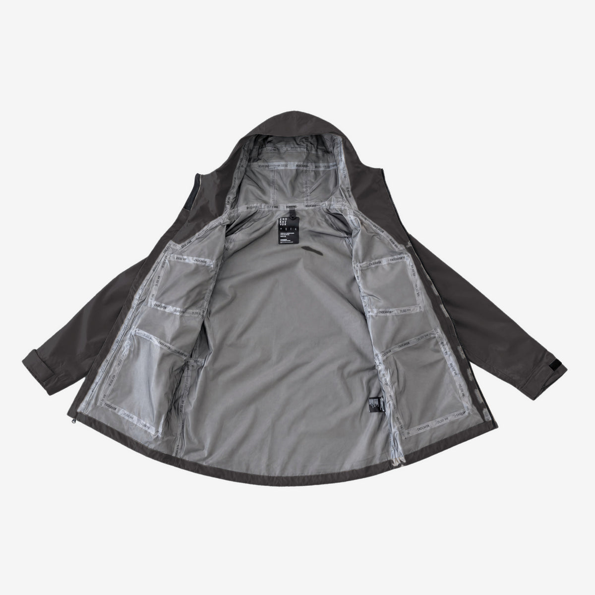 Endeavor 3L Bellow Jacket in Black, open lining