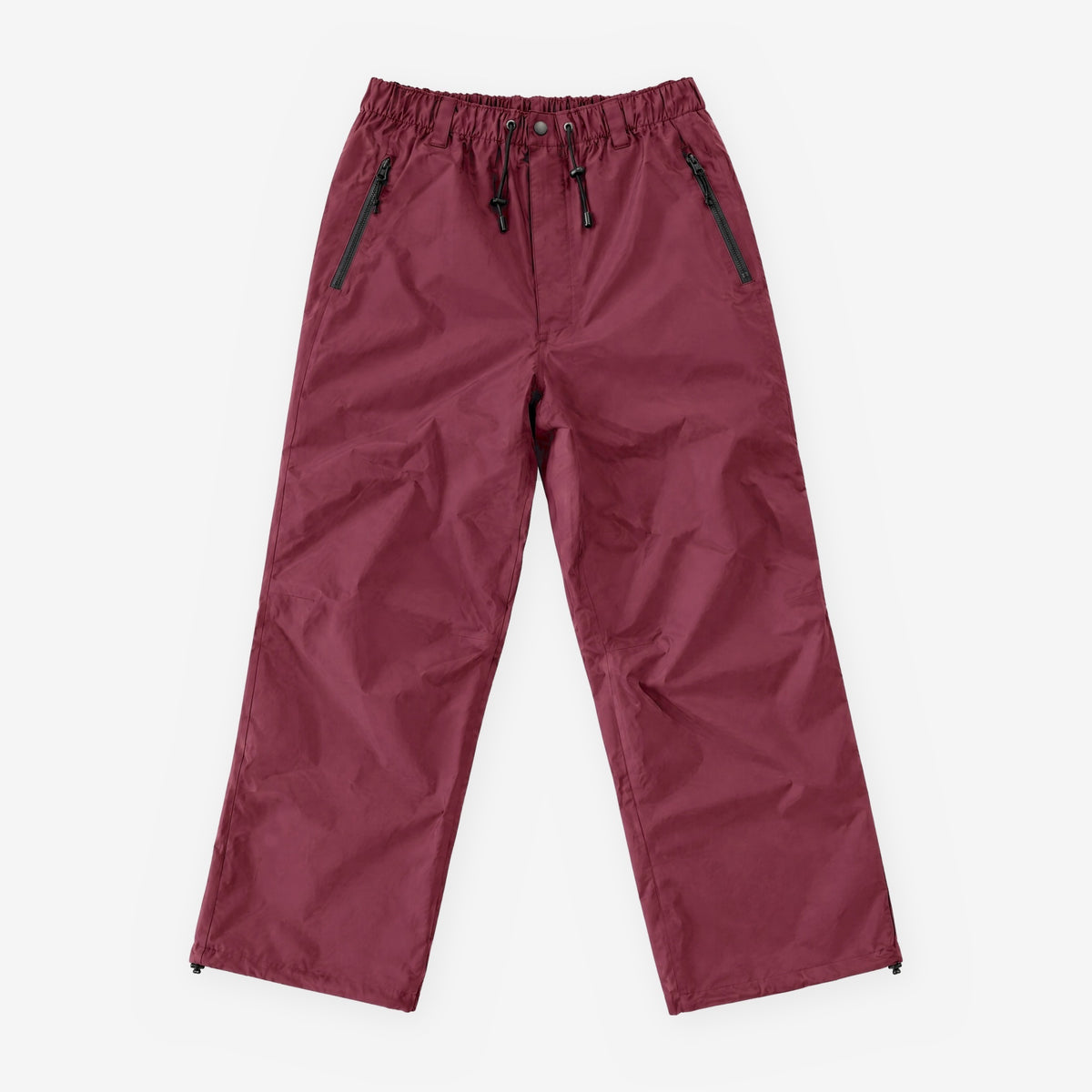 Endeavor 3L Scout Park Pant Burgundy, front flat lay