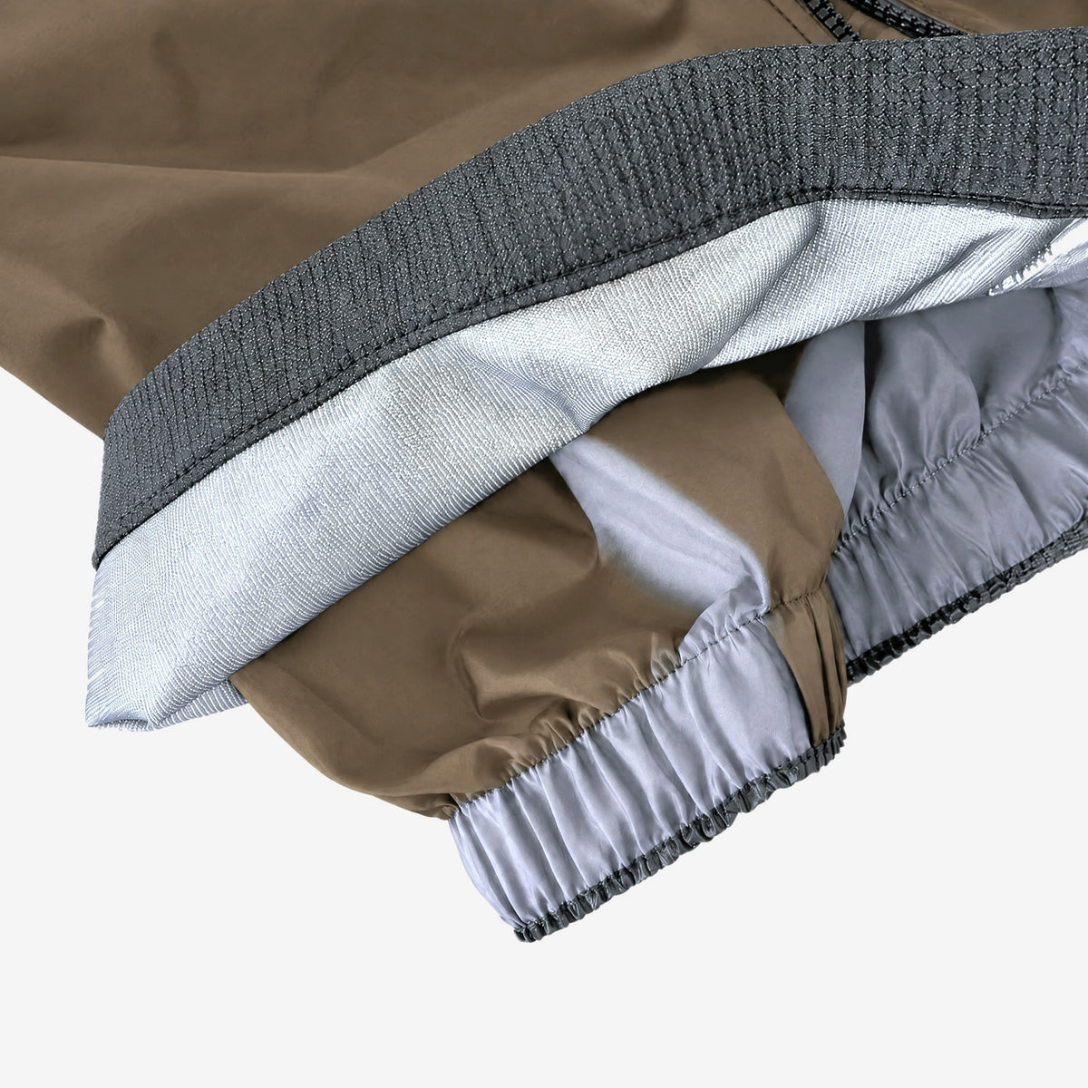 Endeavor 3L Shelter Bib Pant Algae, gaiter detail