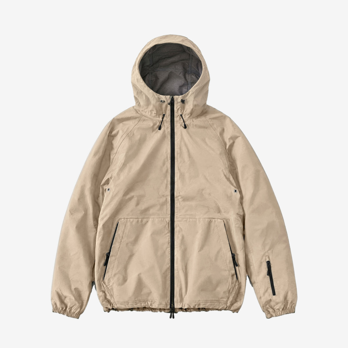 Endeavor 20K Windbreaker in Fiber, front flat lay