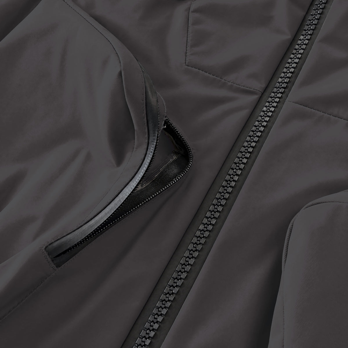 Endeavor 3L Bellow Jacket in Black, chest zip