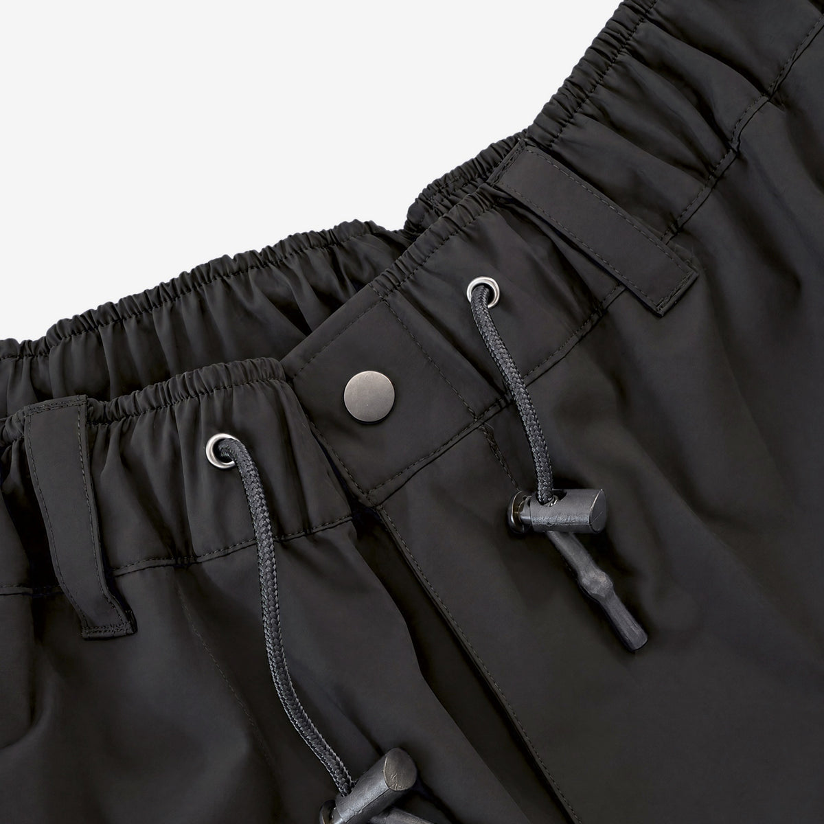Endeavor 3L Scout Park Pant Black, waist drawcord detail