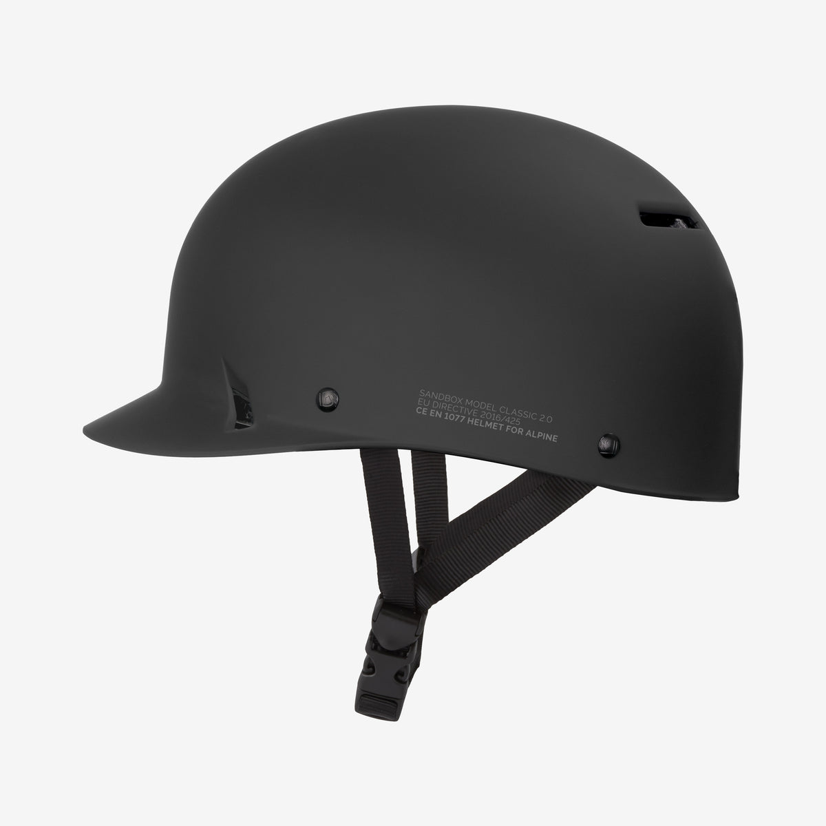 Sandbox Classic 2.0 Brain Bucket – Black – left side