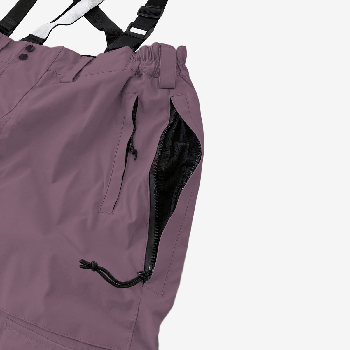 Endeavor 2L Patrol Cargo Pant in Burgundy, hip zip pocket and open side leg vent with mesh lining