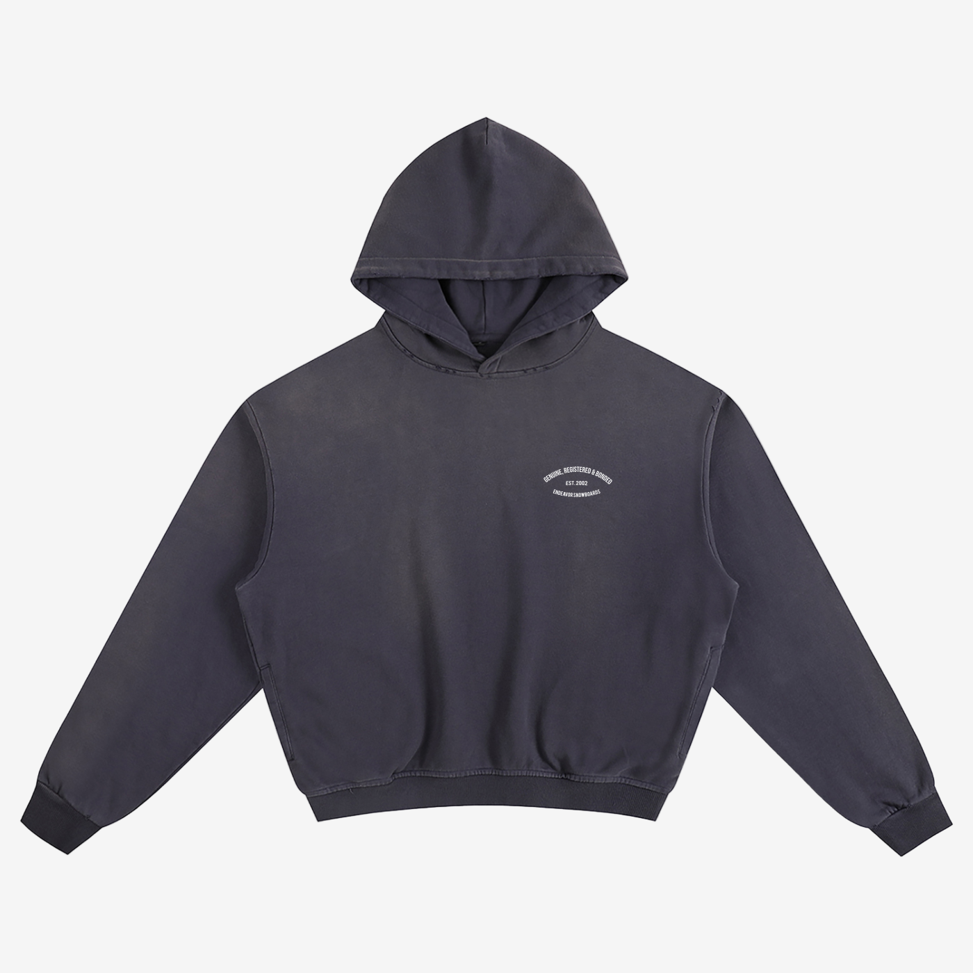 askyurself Faded Angel Boxy Hoodie ブラック Rover Sunfade Boxy Hoodie