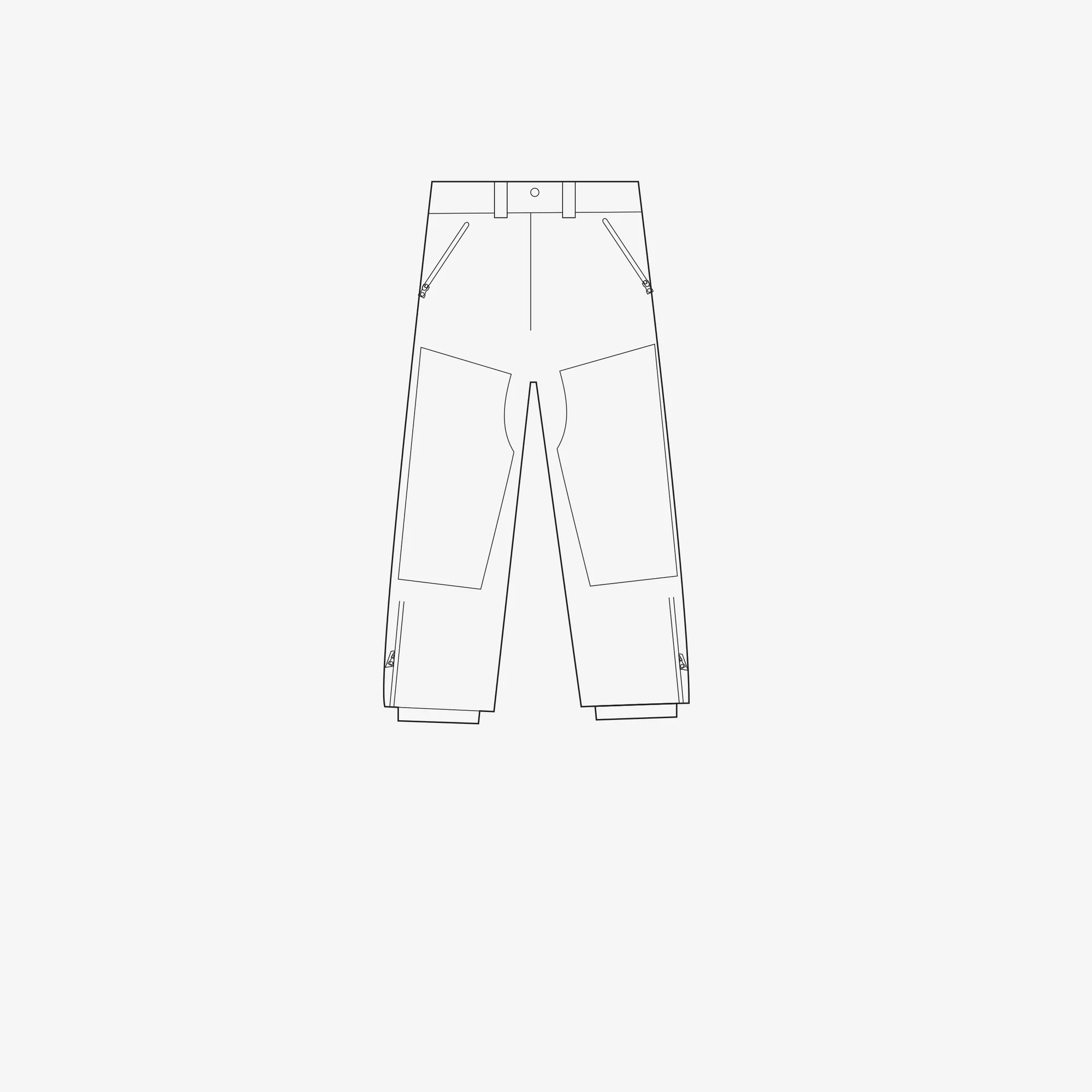 3L Elite Pant technical drawing