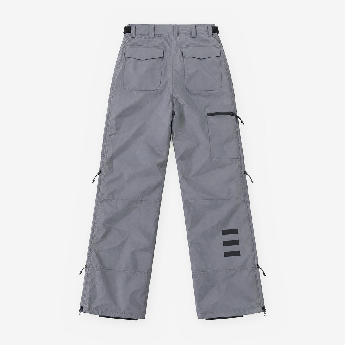 Endeavor 3L Elite Pant Graphite, back flat lay