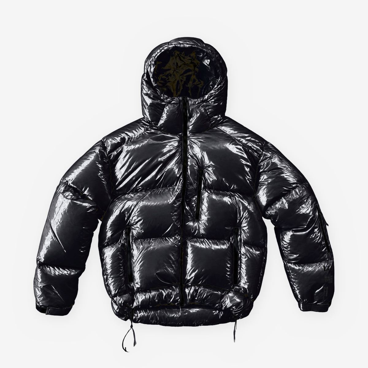 Endeavor Elite Insulated Jacket Black – Flat 01 Front