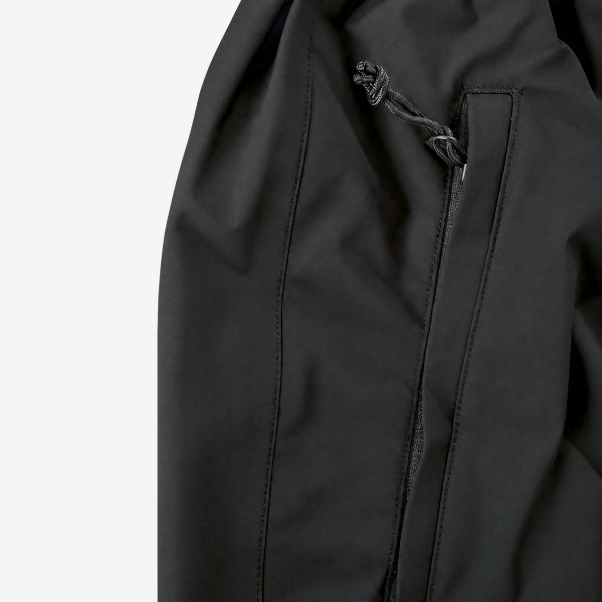 Endeavor 3L Scout Park Pant Black, hand pocket detail