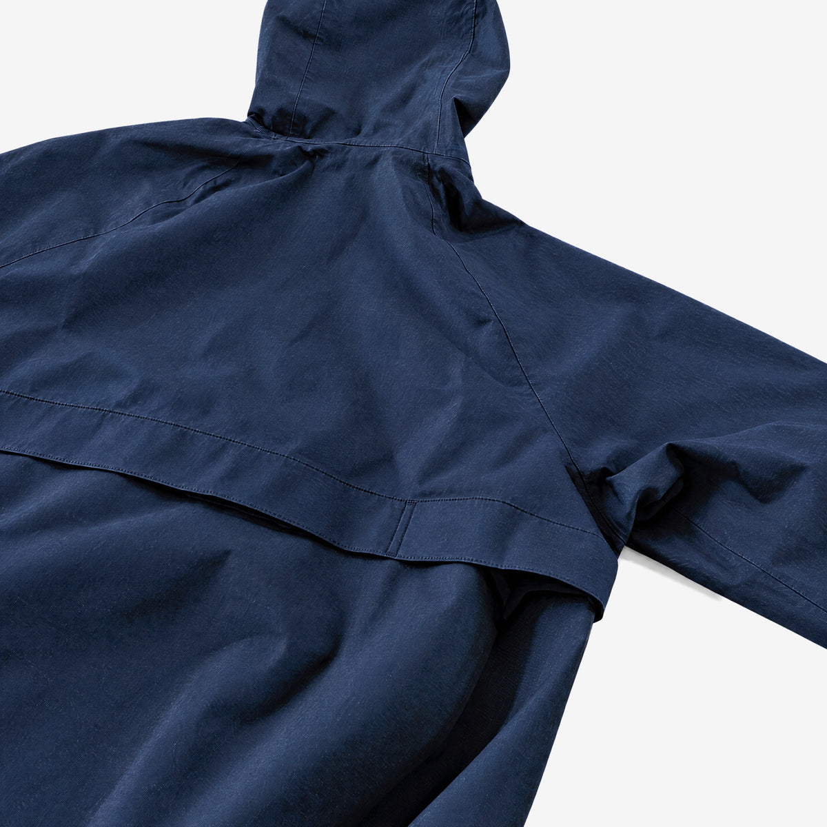 Endeavor 20K Windbreaker Limited Edition in Raw Denim, back yoke flap with bar tack
