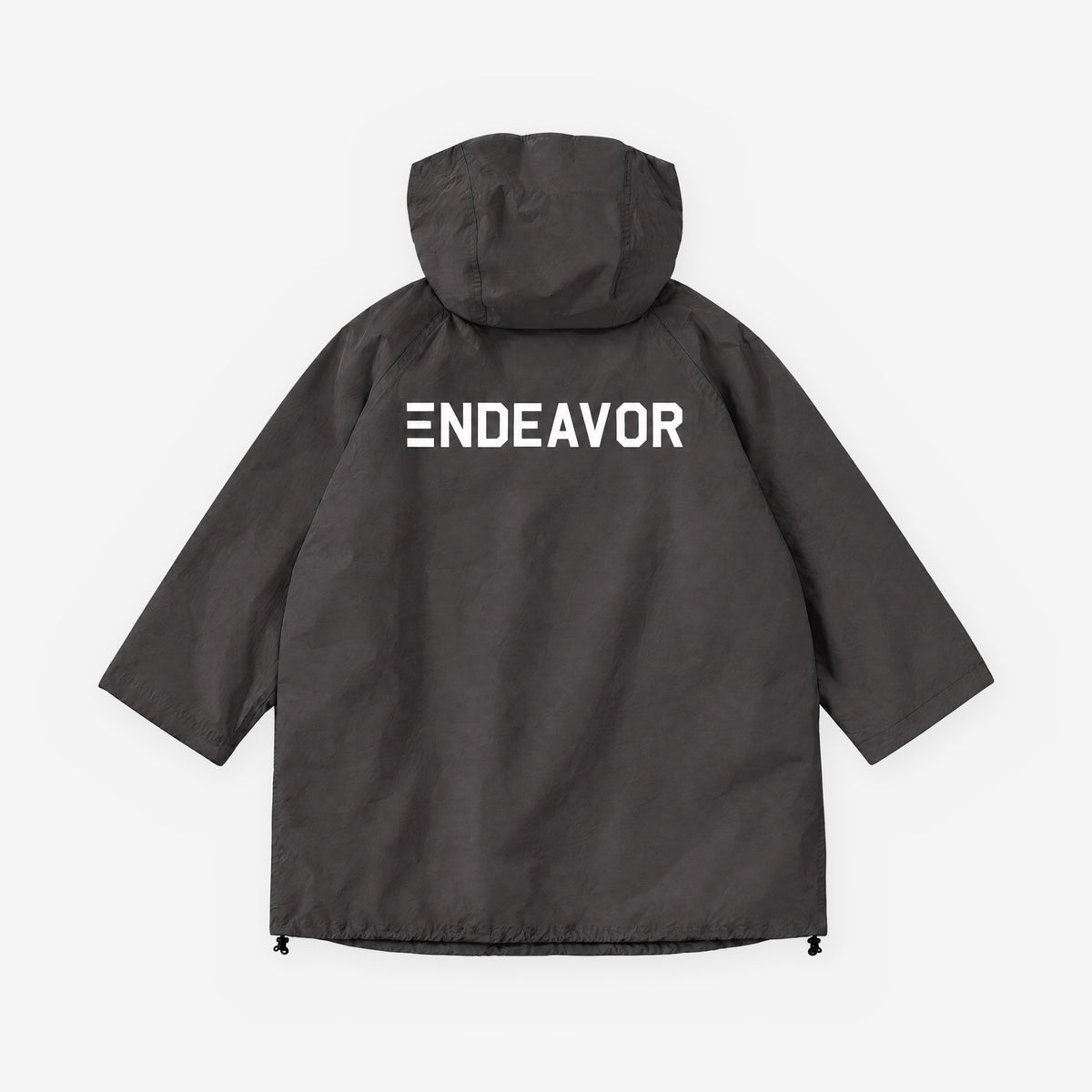3L Scout Poncho Jacket Black, back