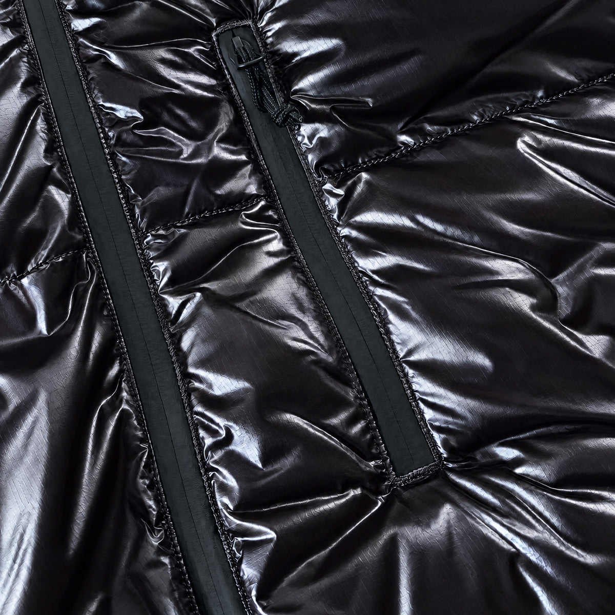 Endeavor Elite Insulated Jacket Black – Detail 02 Chest Zip