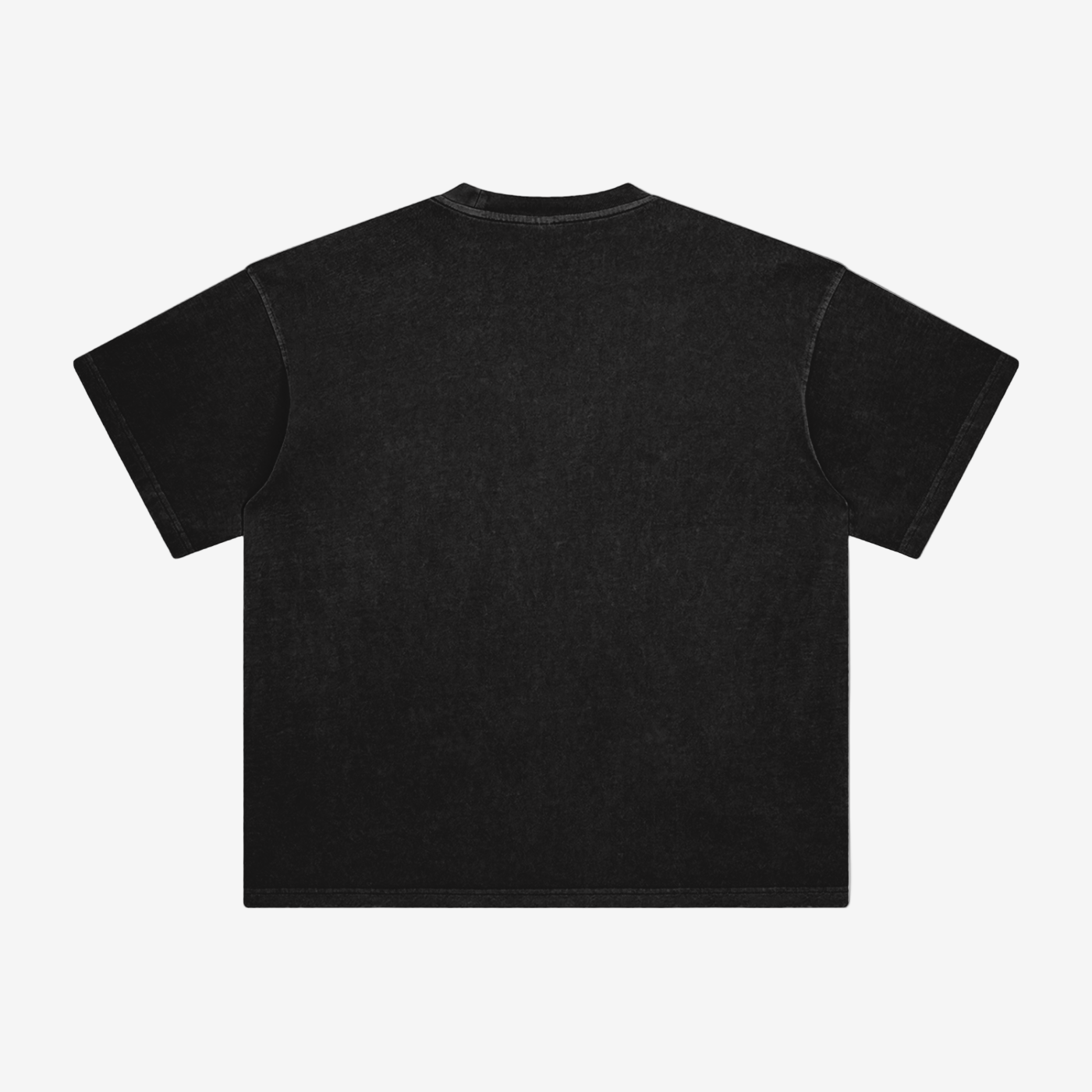 Endeavor Men's Cotton T-Shirt in retro black. Loose fit, 100% cotton, ideal for casual wear and comfort.
