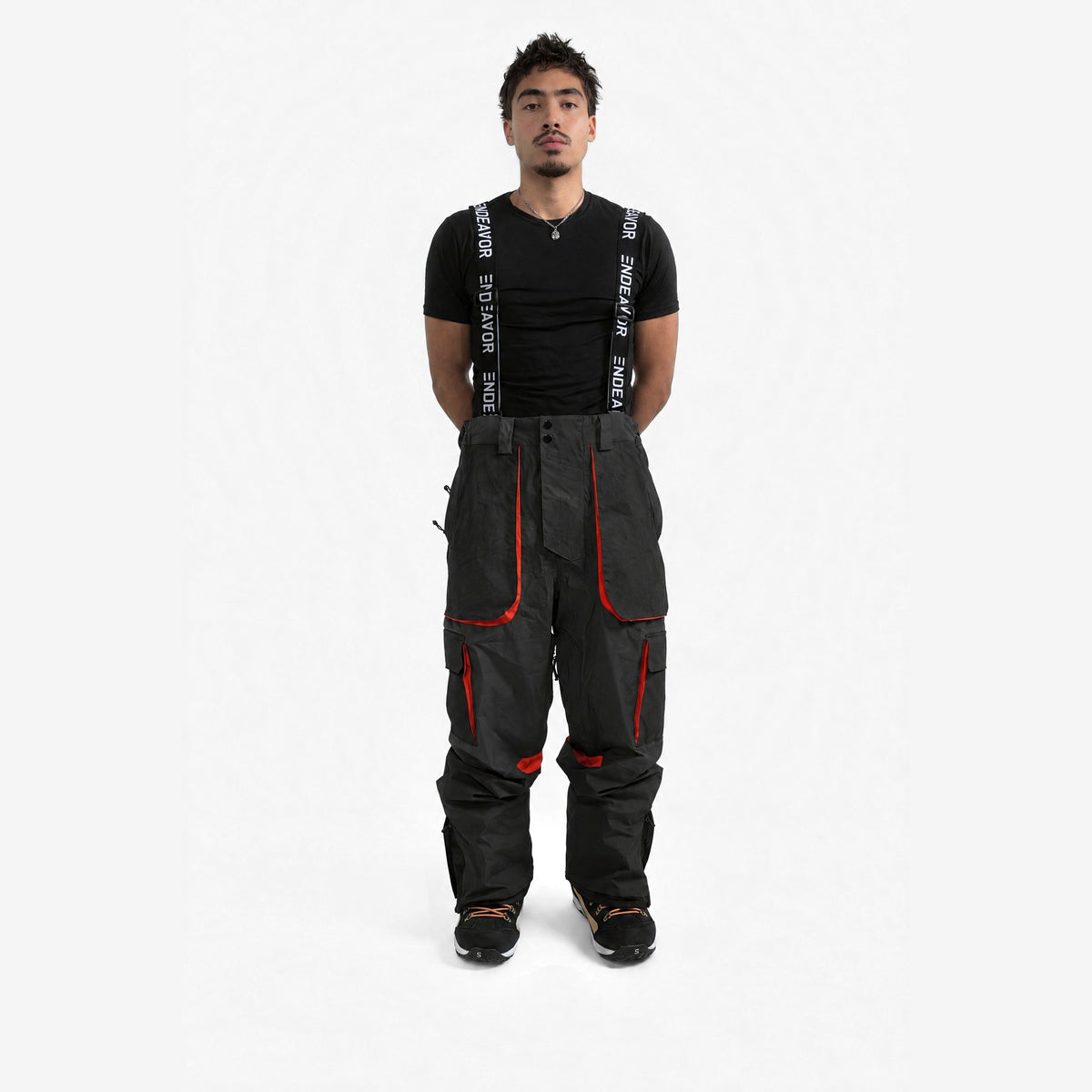 Endeavor 2L Patrol Cargo Pant in Black, on model