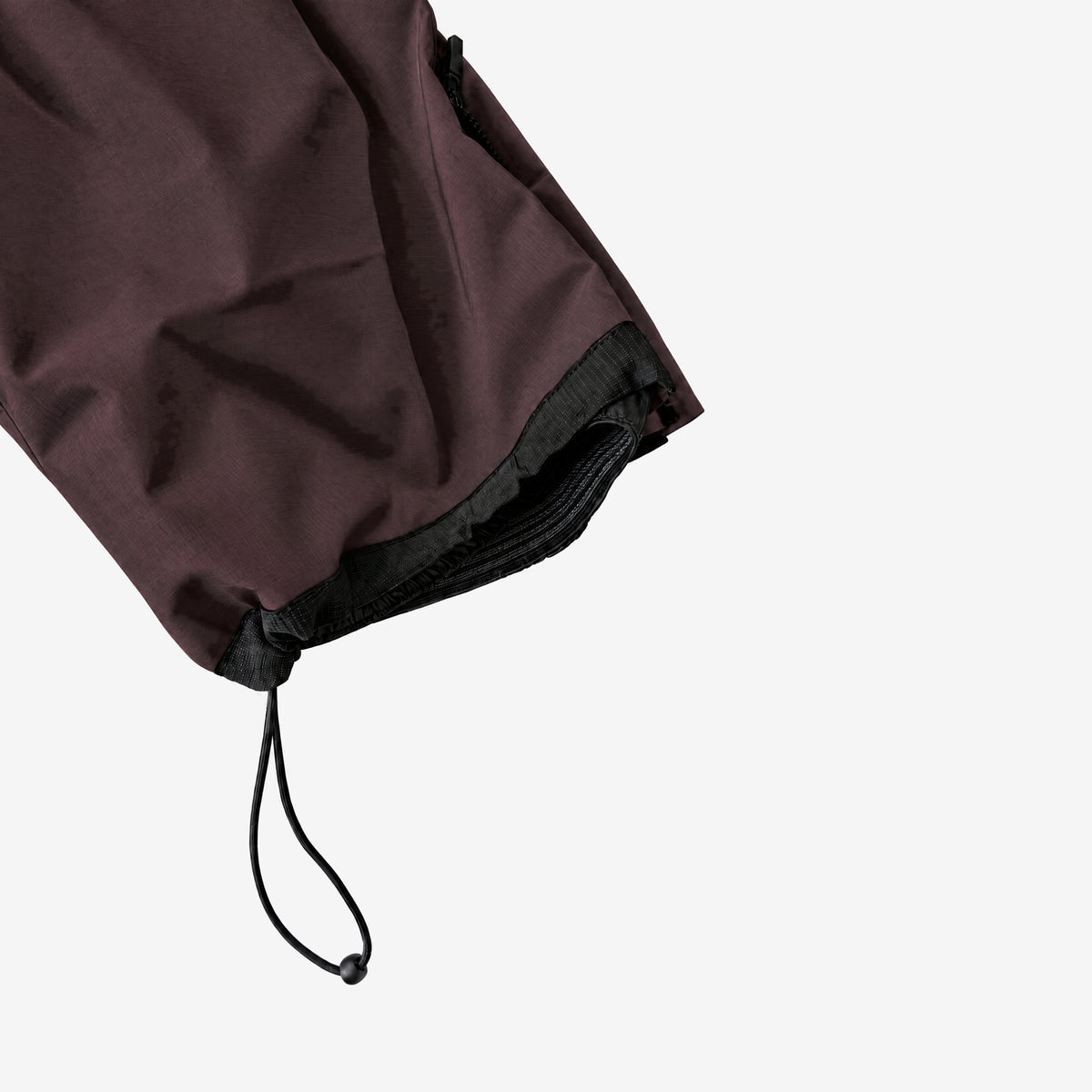 Endeavor 2L Patrol Cargo Pant in Chocolate / Silt, elastic leg gaiter and hem drawcord