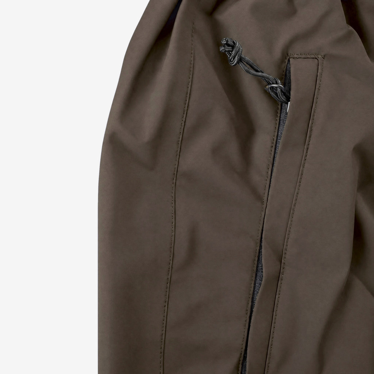 Endeavor 3L Scout Park Pant Chocolate, hand pocket detail