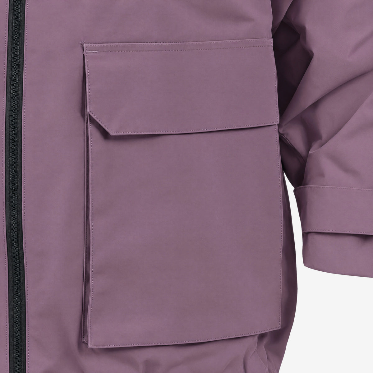 Endeavor 2L Patrol Jacket Burgundy, cargo pocket detail