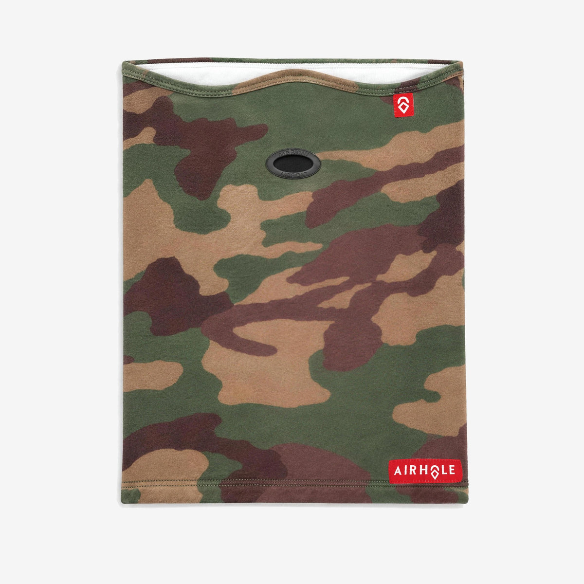 Airhole Airtube Ergo Milk Fleece – Army – Flat lay, front