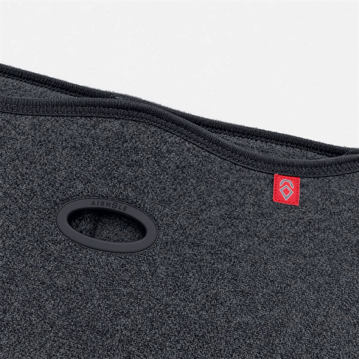 Airhole Airtube Ergo Polar Fleece – Heather Charcoal – Original Airhole close-up
