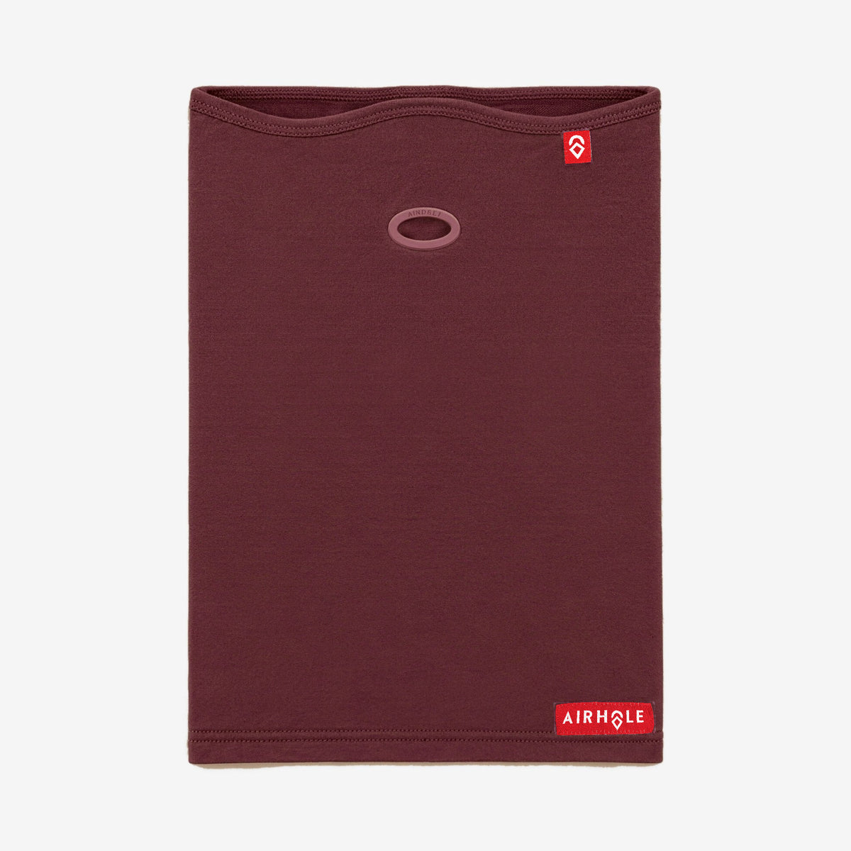 Airhole Airtube Ergo Polar Fleece – Maroon – Flat lay, front