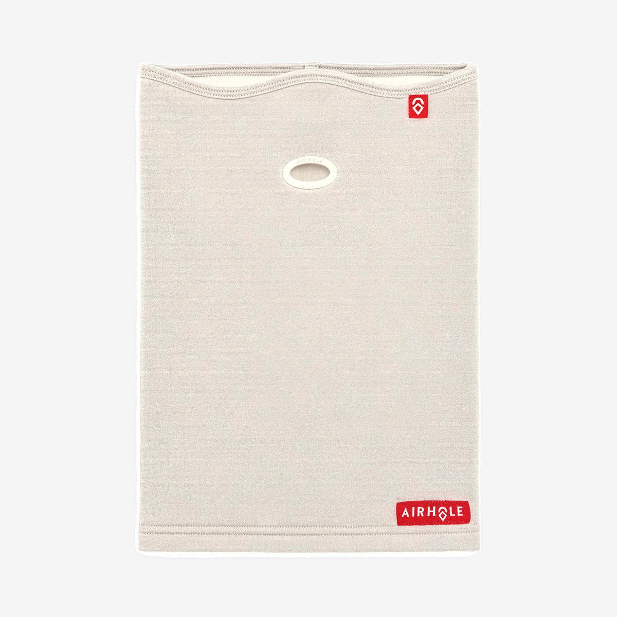 Airhole Airtube Ergo Polar Fleece – Unbleached Cotton – Flat lay, front