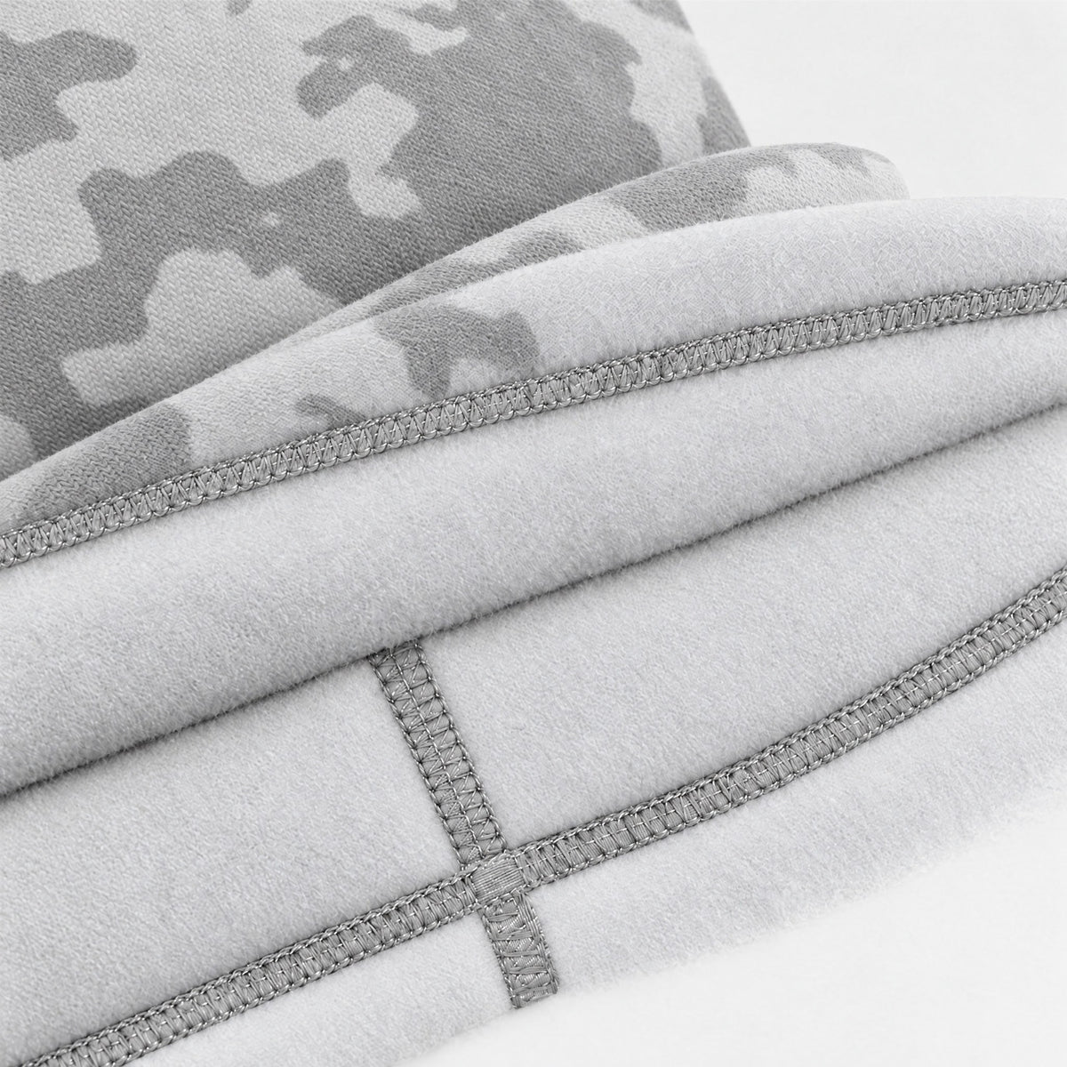 Airhole Airtube Ergo Polar Fleece – White Camo – Polar fleece close-up