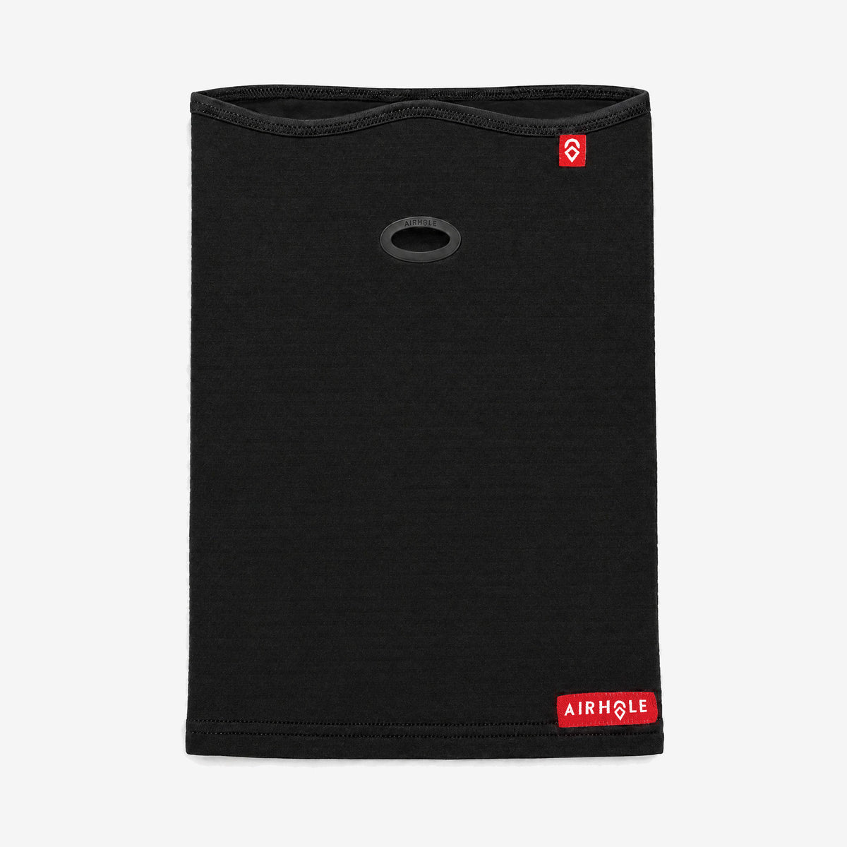 Airhole Airtube Ergo Waffle Fleece – Black – Flat lay, front