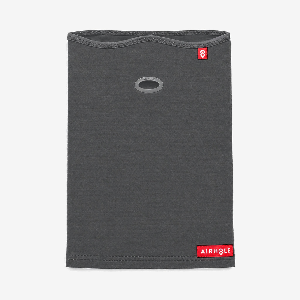 Airhole Airtube Ergo Waffle Fleece – Charcoal – Flat lay, front