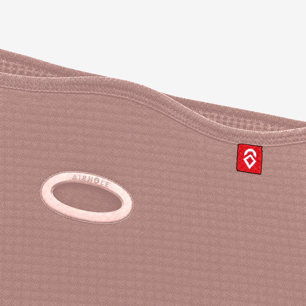 Airhole Airtube Ergo Waffle Fleece – Dusty Pink – Original Airhole close-up