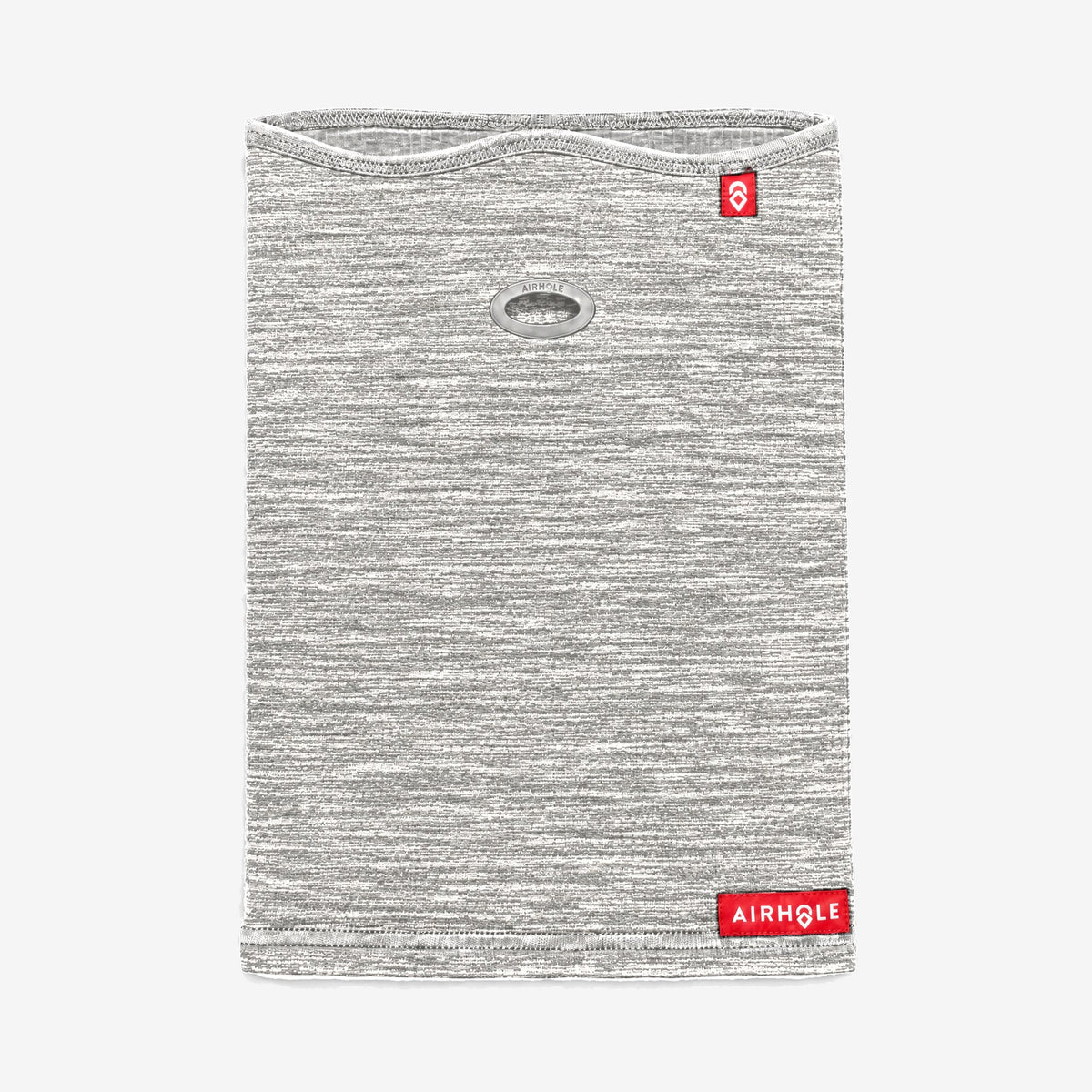 Airhole Airtube Ergo Waffle Fleece – Heather White – Flat lay, front