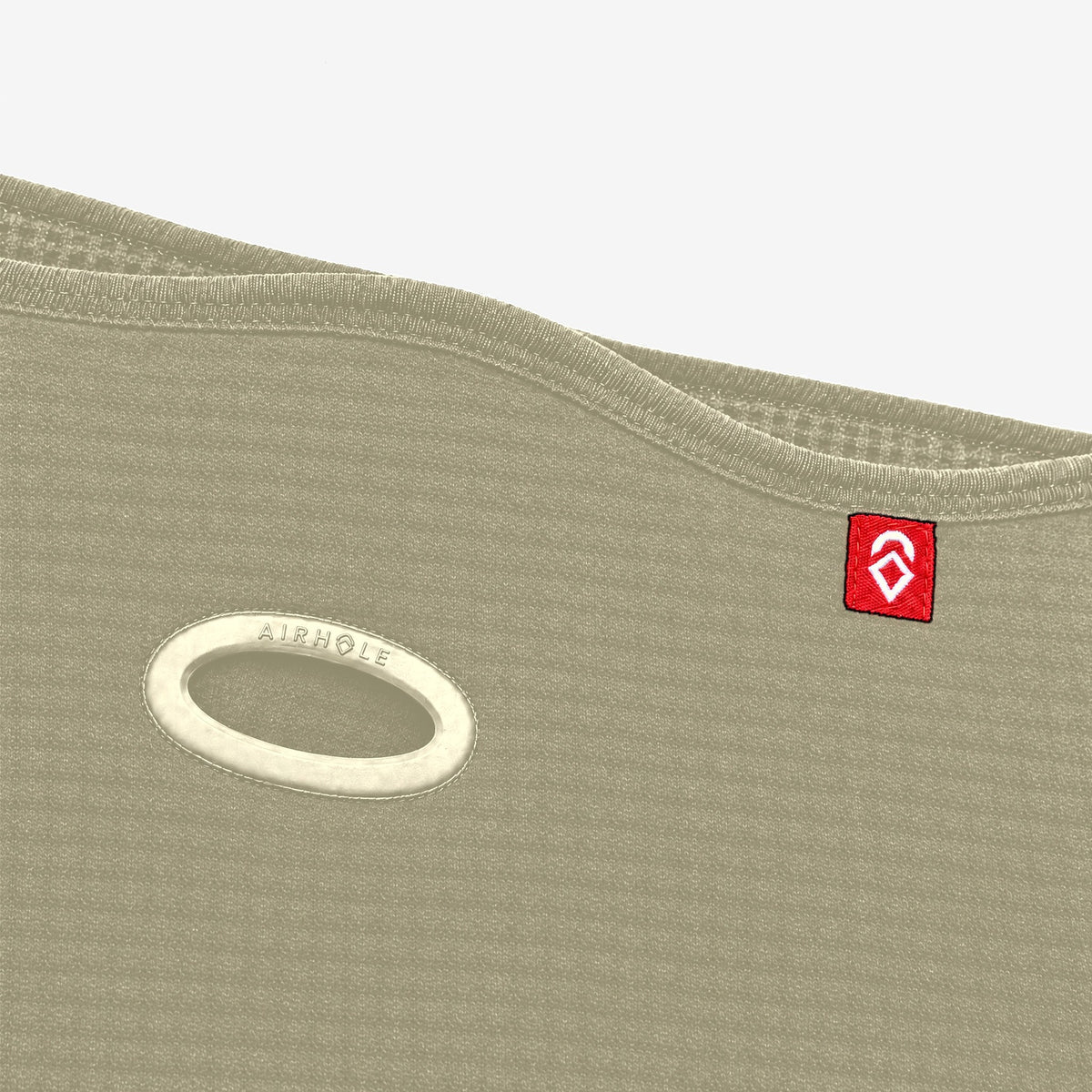 Airhole Airtube Ergo Waffle Fleece – Khaki – Original Airhole close-up