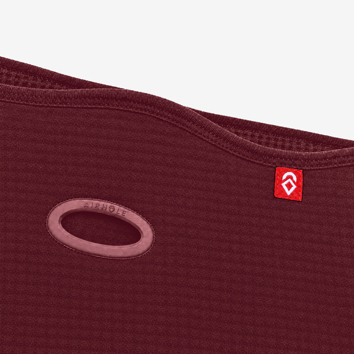 Airhole Airtube Ergo Waffle Fleece – Maroon – Original Airhole close-up