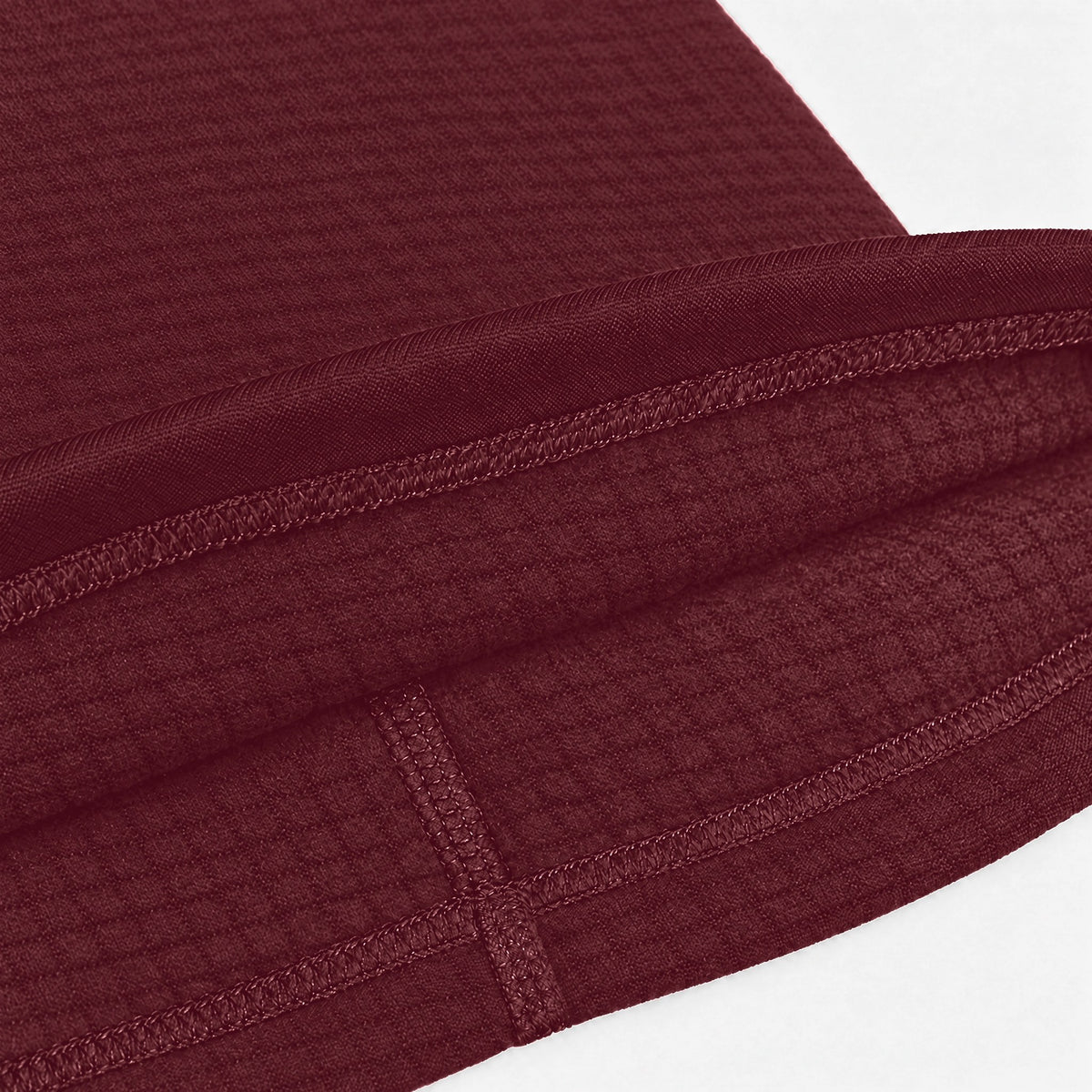 Airhole Airtube Ergo Waffle Fleece – Maroon – Fabric close-up