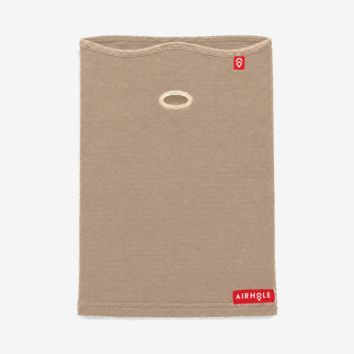 Airhole Airtube Ergo Waffle Fleece – Oatmilk – Flat lay, front