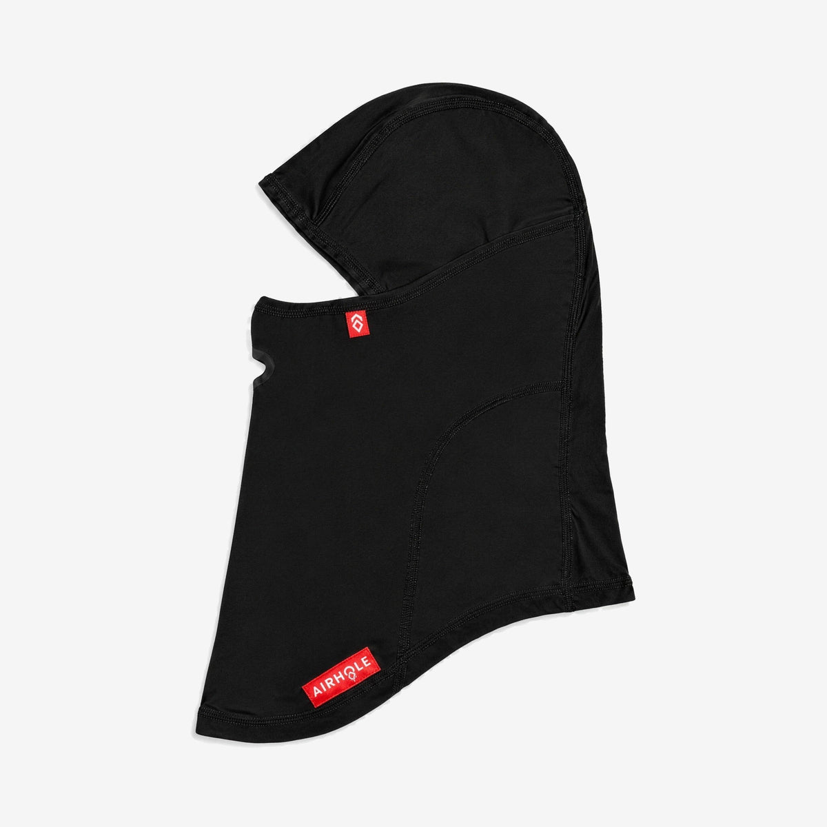 Airhole Balaclava Hinge Drytech – Black – Flat lay, back