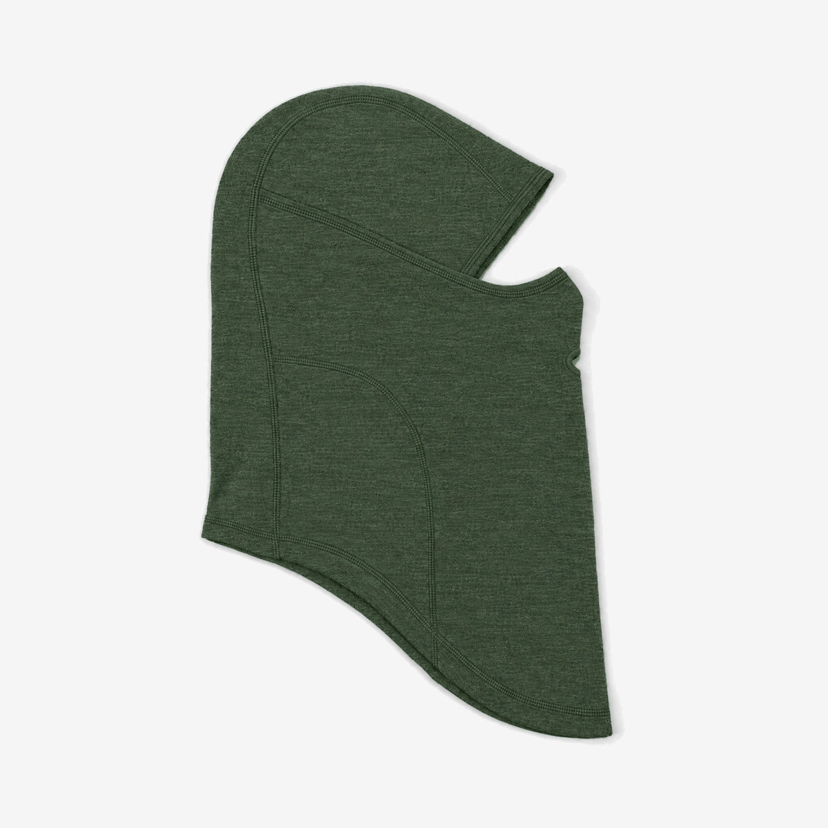Airhole Balaclava Merino – Army – Right profile