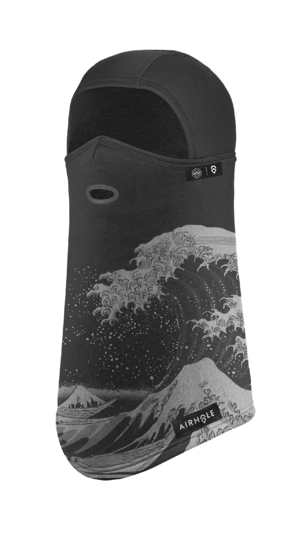 Airhole x Board Archive Polar Fleece Balaclava - Board Archive Black