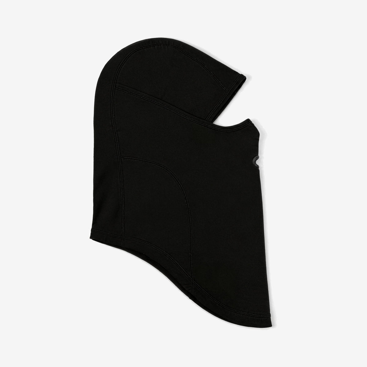 Airhole Balaclava Hinge Polar Fleece – Black – Flat lay