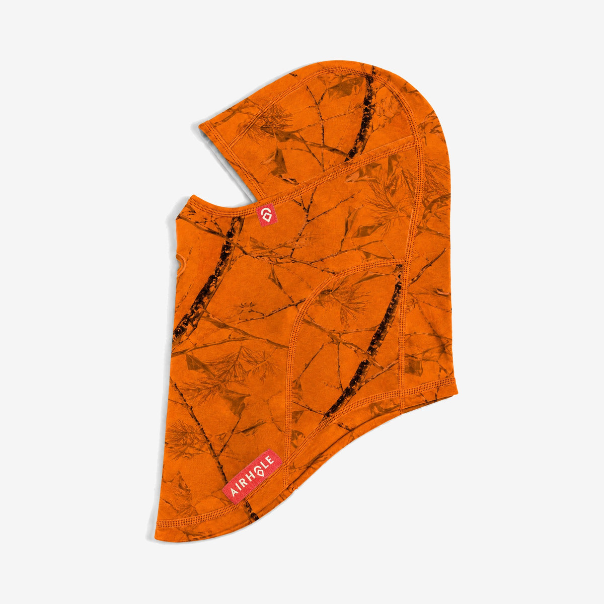 Airhole Balaclava Hinge Polar Fleece – Hunter – Flat lay, labelled side