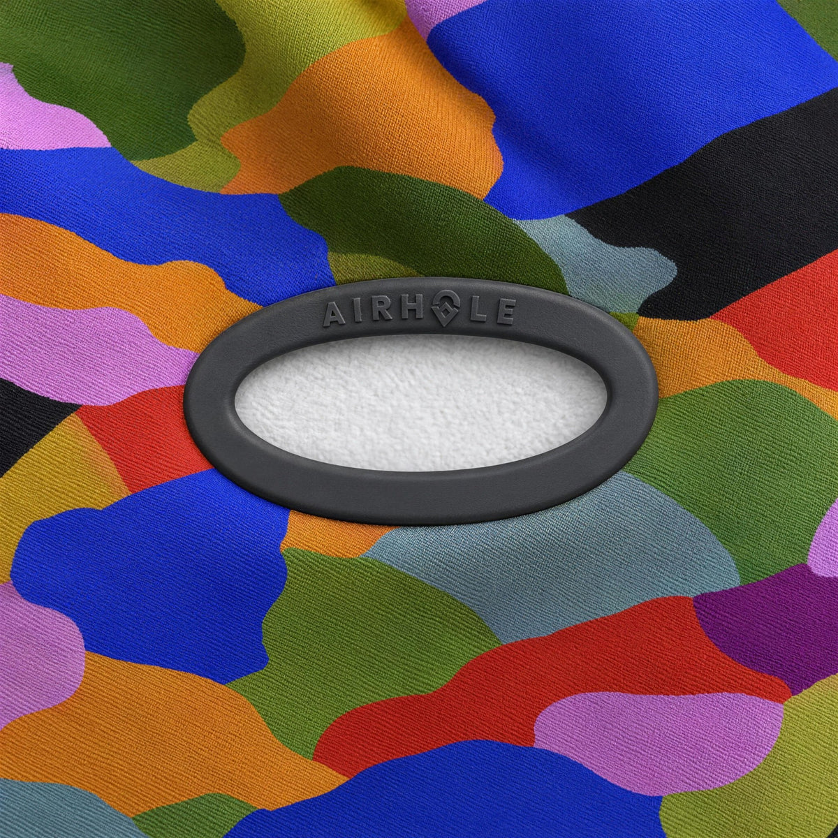 Airhole Balaclava Hinge Polar Fleece – Lucas Beaufort Colour – Silicone Airhole close-up